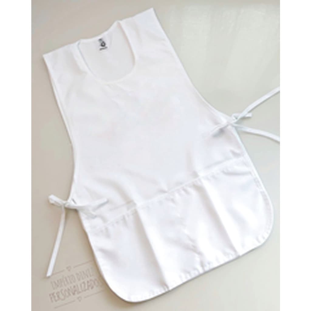 Avental Bata Branco Jaleco Feminino -Unissex - Uniforme NAIL DESIGNER , MANICURE, PROFESSORA , CABELELEIRA ,PIZZARIA, LANCHONETE
