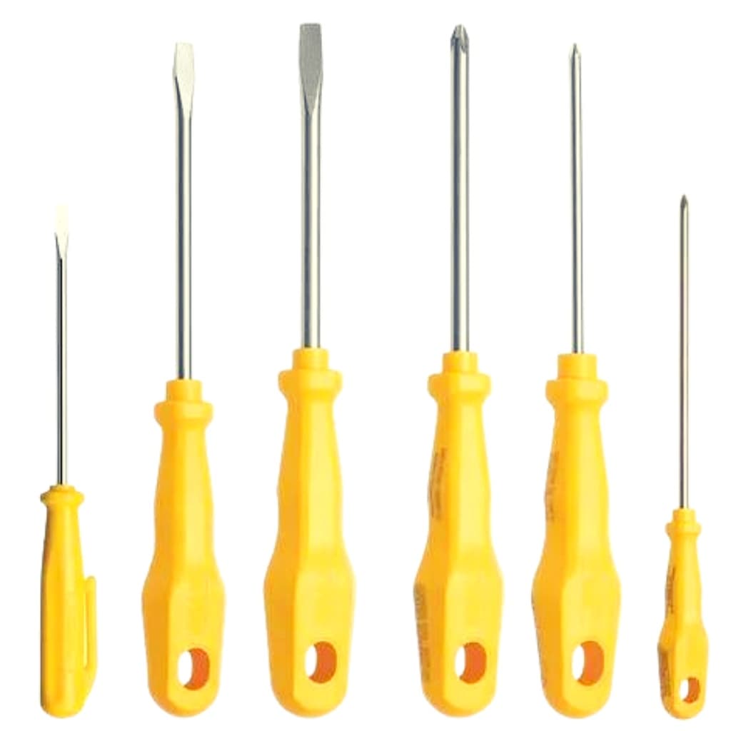 Kit Jogo Chave Tramontina Fenda / Philips 6 Peças Original Aço Profissional Envio Imediato Com Nota Fiscal