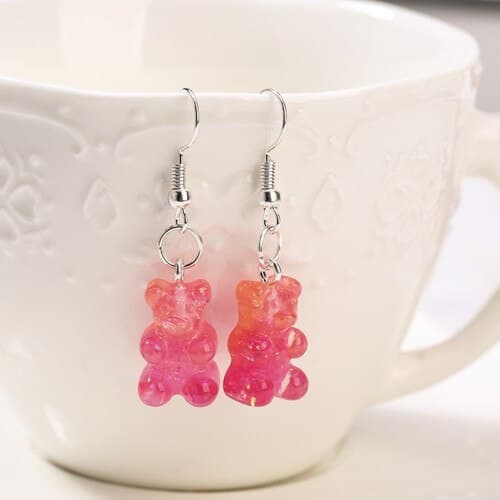 Brinco Gummy Bear Glitter