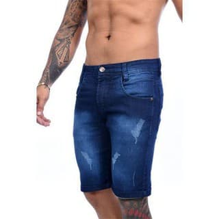 Bermudas Jeans Masculinas Com Lycra Elastano Promoçao Mega Oferta .2023n Só Hoje