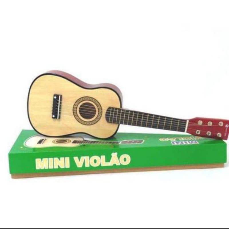 Mini Violão Acústico Infantil Corda em Aço. - toys