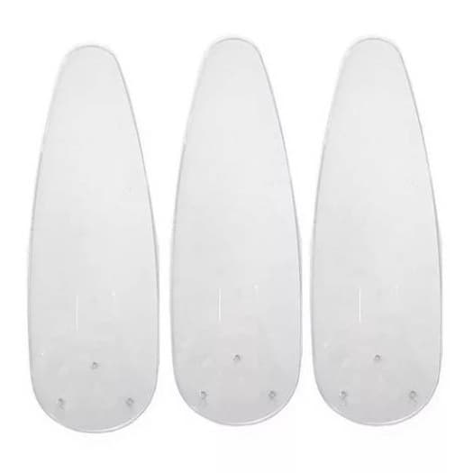 Pás Ventilador Teto Ventisol Wind 37cm Kit 3 Pás Transparente