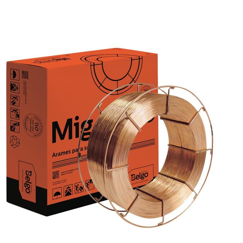 Arame Solda Mig 0,80mm Belgo Bekaert ER70S-6 Rolo com 15KG