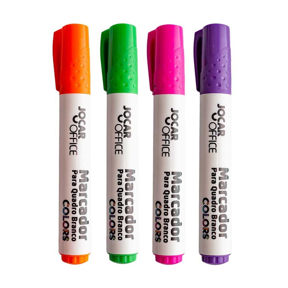 Marcador para Quadro Branco Colors Estojo c/ 4un - 96136