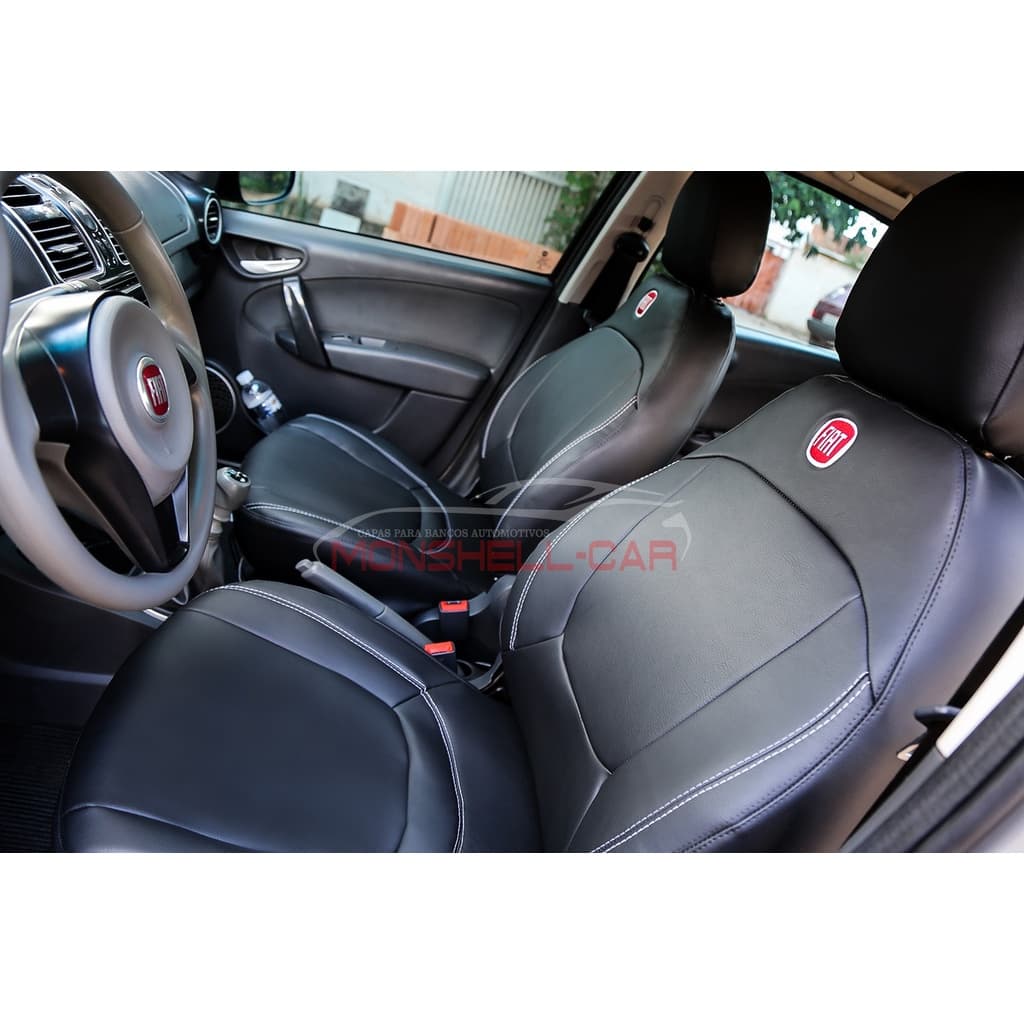 Capa De Bancos Automotivos Carro em Couro Fiat Grand Siena