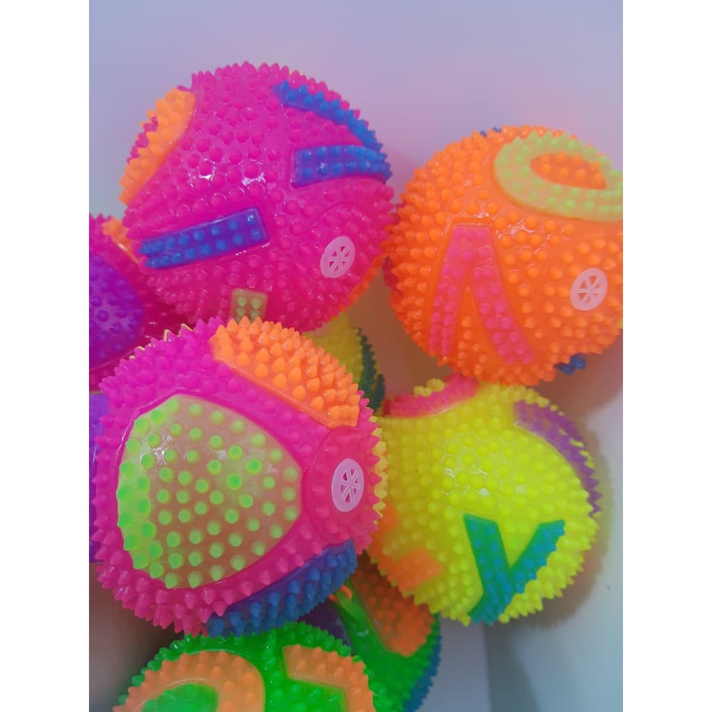Bolinha pet com luz e som