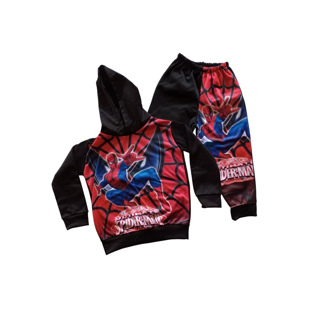 Conjunto De Moletom Homem Aranha Flanelado Quentinho Moletom infantil menino