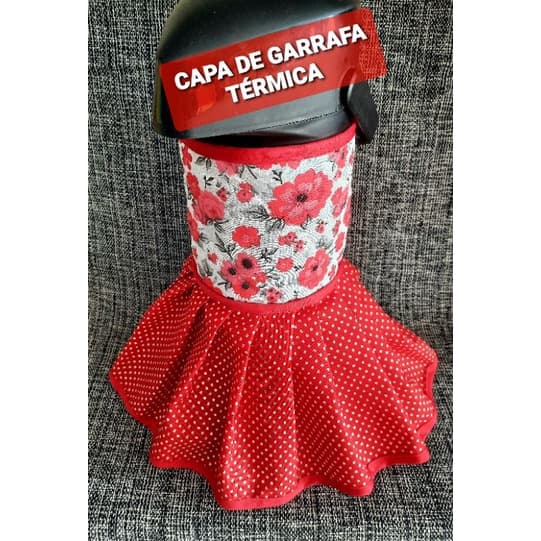 Capa De Garrafa Térmica Estampada Floral Capa De Garrafa De Café Promoção(envio aleatorio)