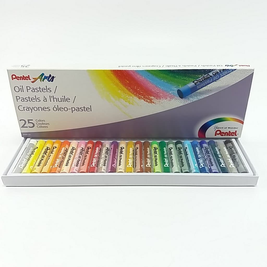 Giz Pastel Oleo Pentel 25 Cores