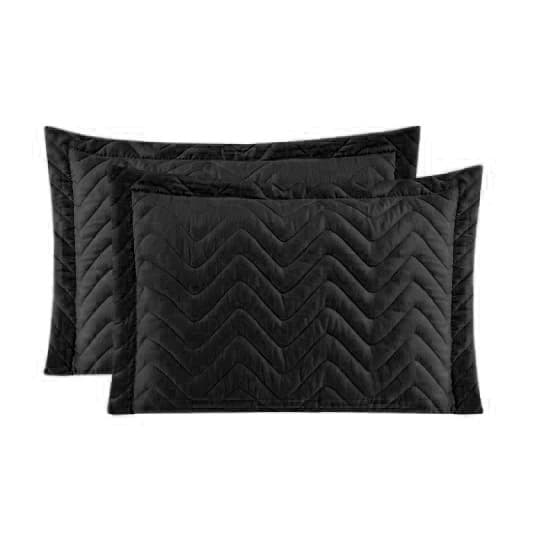 Capa Porta Travesseiro Fronha Matelasse (01 Unidade) Avulso 70CM x 50CM Preto