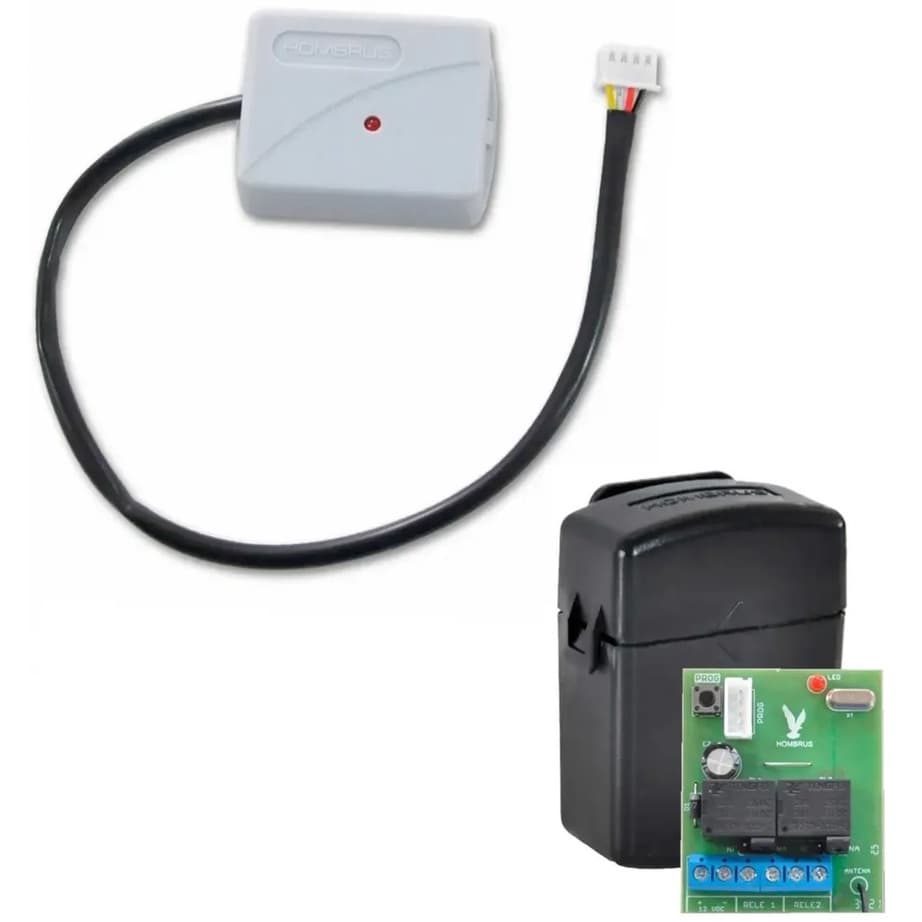 Receptor via Controle  Para Portão Casa, acessórios Tx 2 Canais Configuração Via Celular