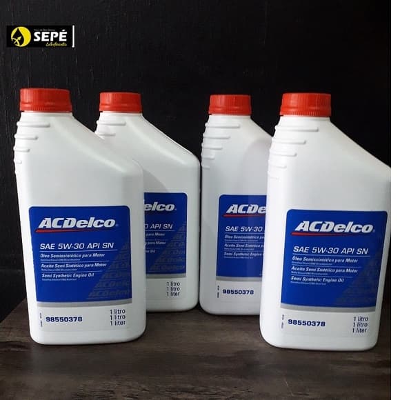 Kit 4 Litros Acdelco Sae 5w30 Api Sn Semi Sintetico Corsa Celta Agile Cobalt Prisma Onix