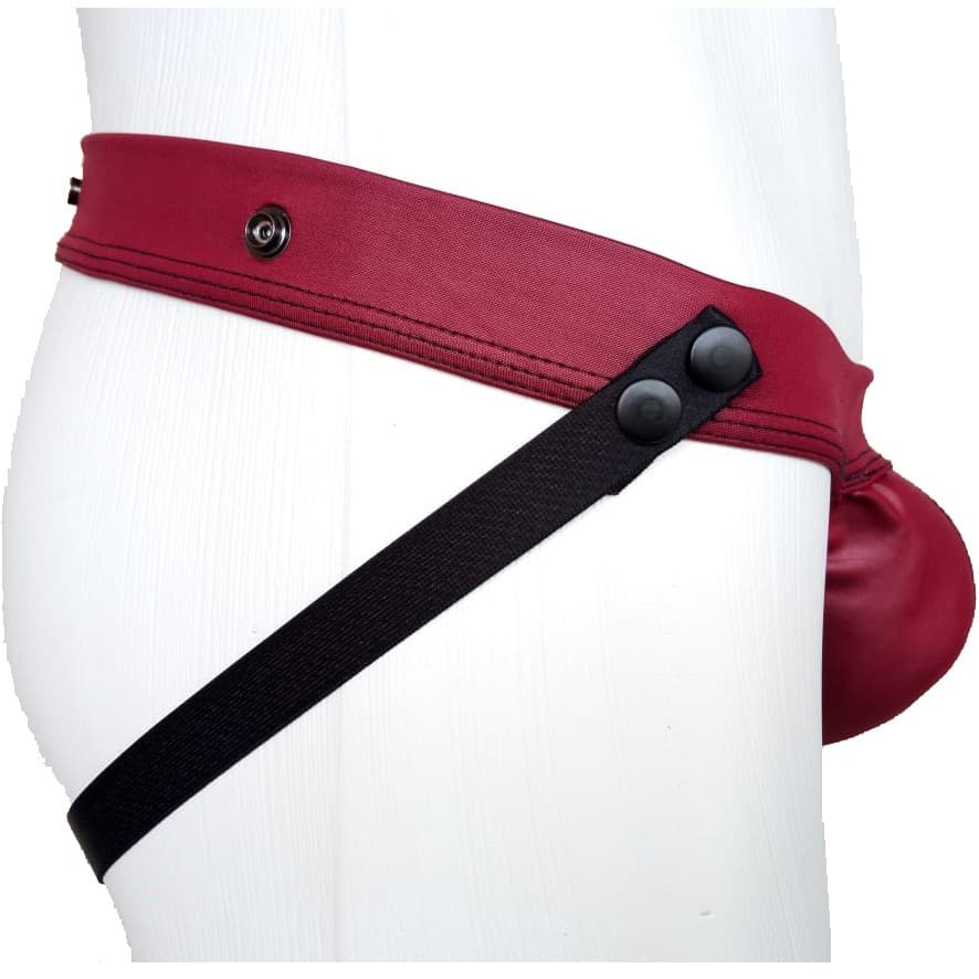 Cueca Jockstrap Alça Removíveis 6 Medidas Marsala Cuecas SexLord