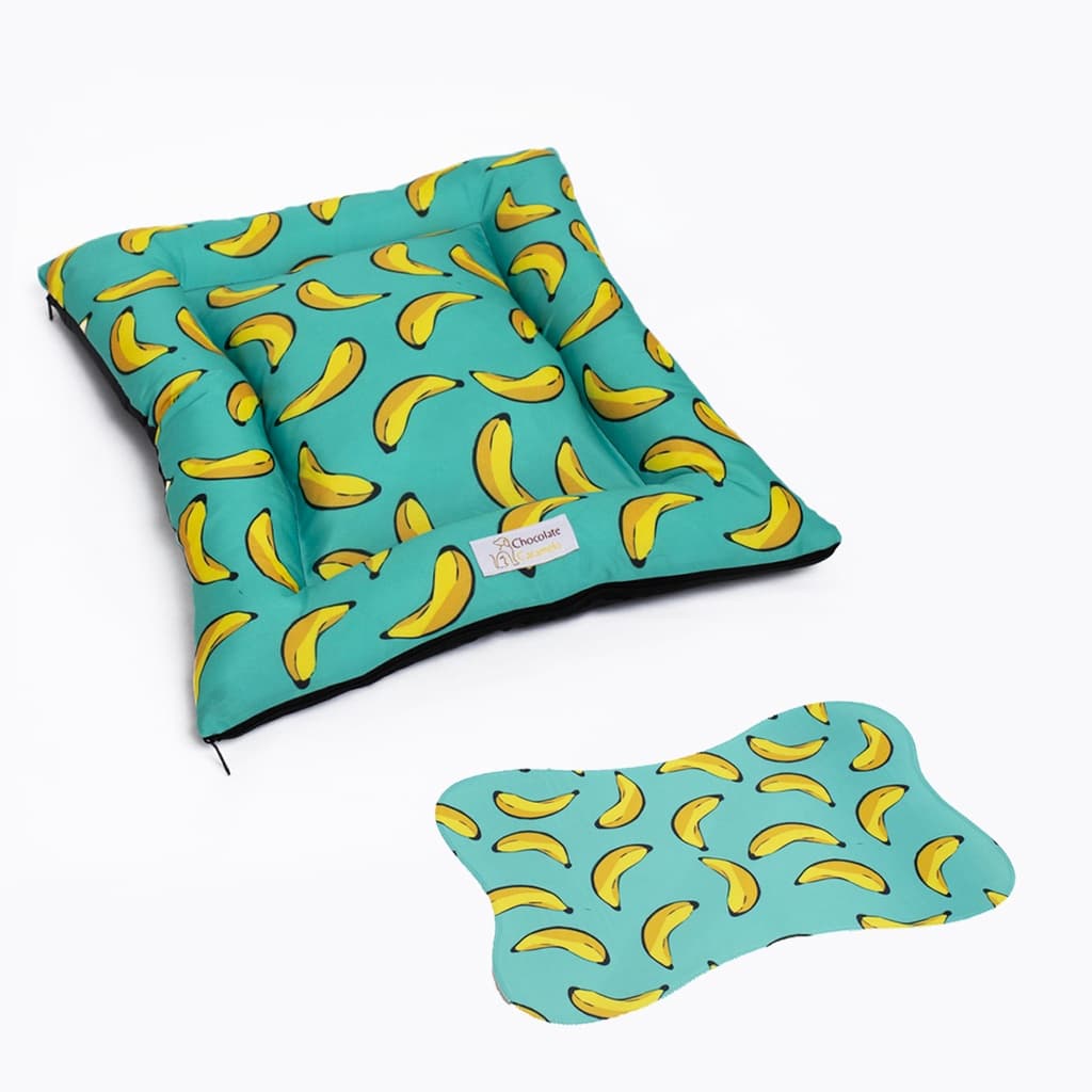 Kit Cama Pet + Tapete pet Extra Grande para Cachorro Gato Cães com Zíper Colchonete Cama
