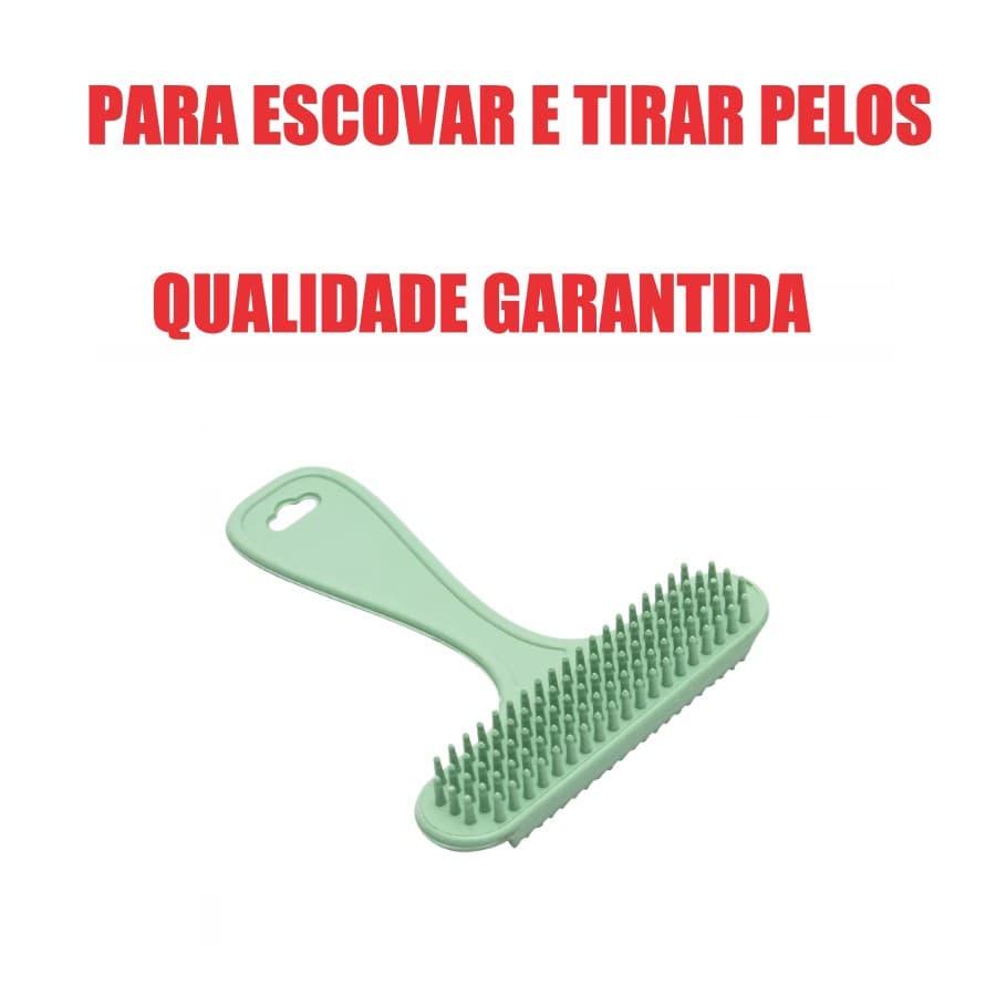 Escova Rastelo Pente Ecopet Para Pentear Cachorros e Gatos Pet Tirar os Pelos - Melhor Qualidade