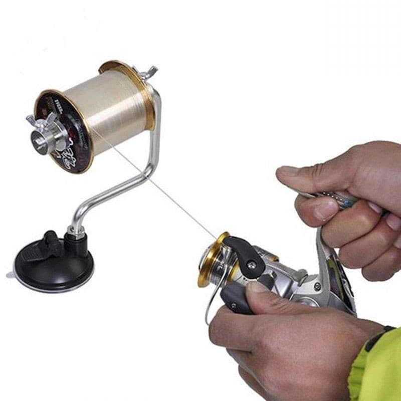 Enrolador De Linha De Pesca mini Portátil Suporte De Carretel Liga De Alumínio Clip-on Ferramentas De Peixe FH0128