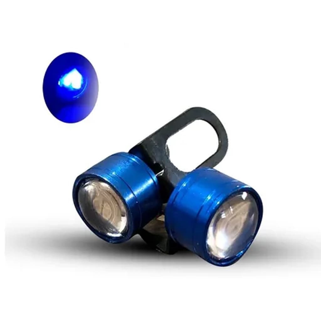 Farol de Milha Mini Led Projetor Motos Retrovisor Universal Cb300 Titan Fan Crosser Bros Shineray