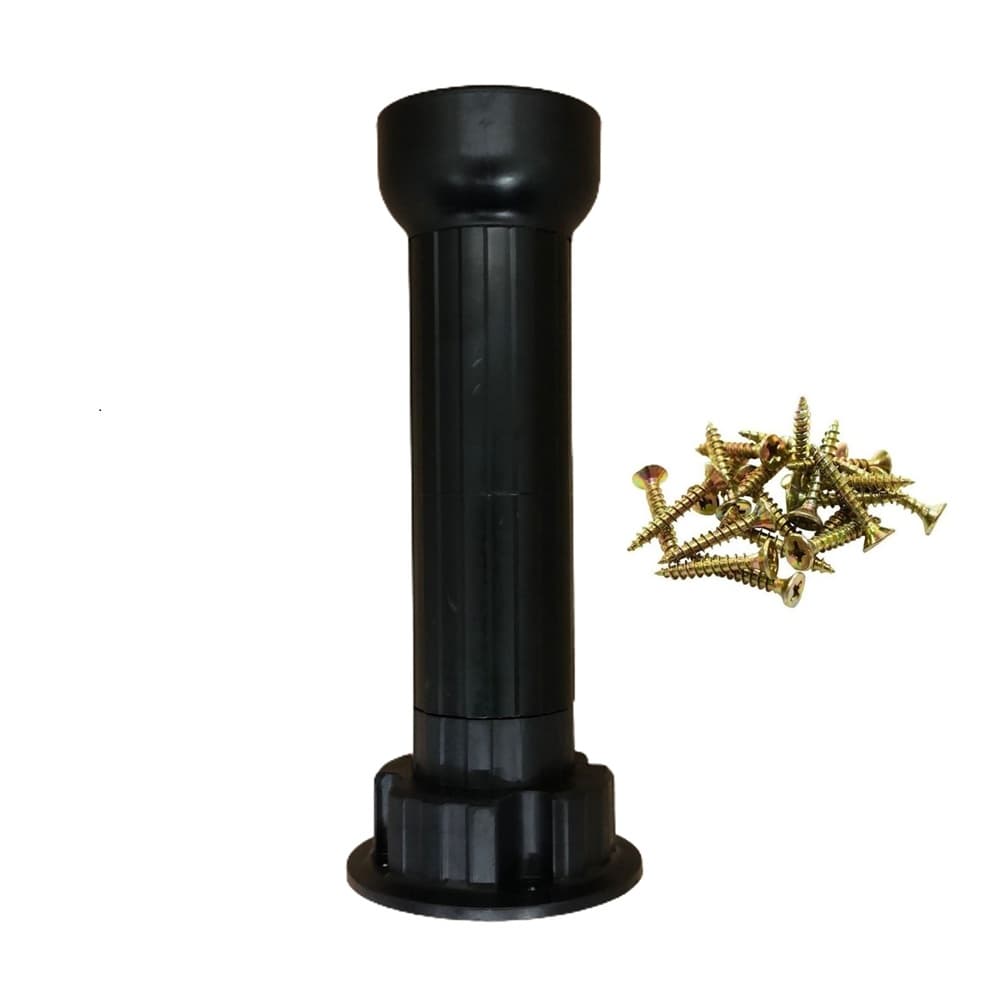 Pes Regulavel Para Moveis Armario Redondo - 26,4cm a 30cm