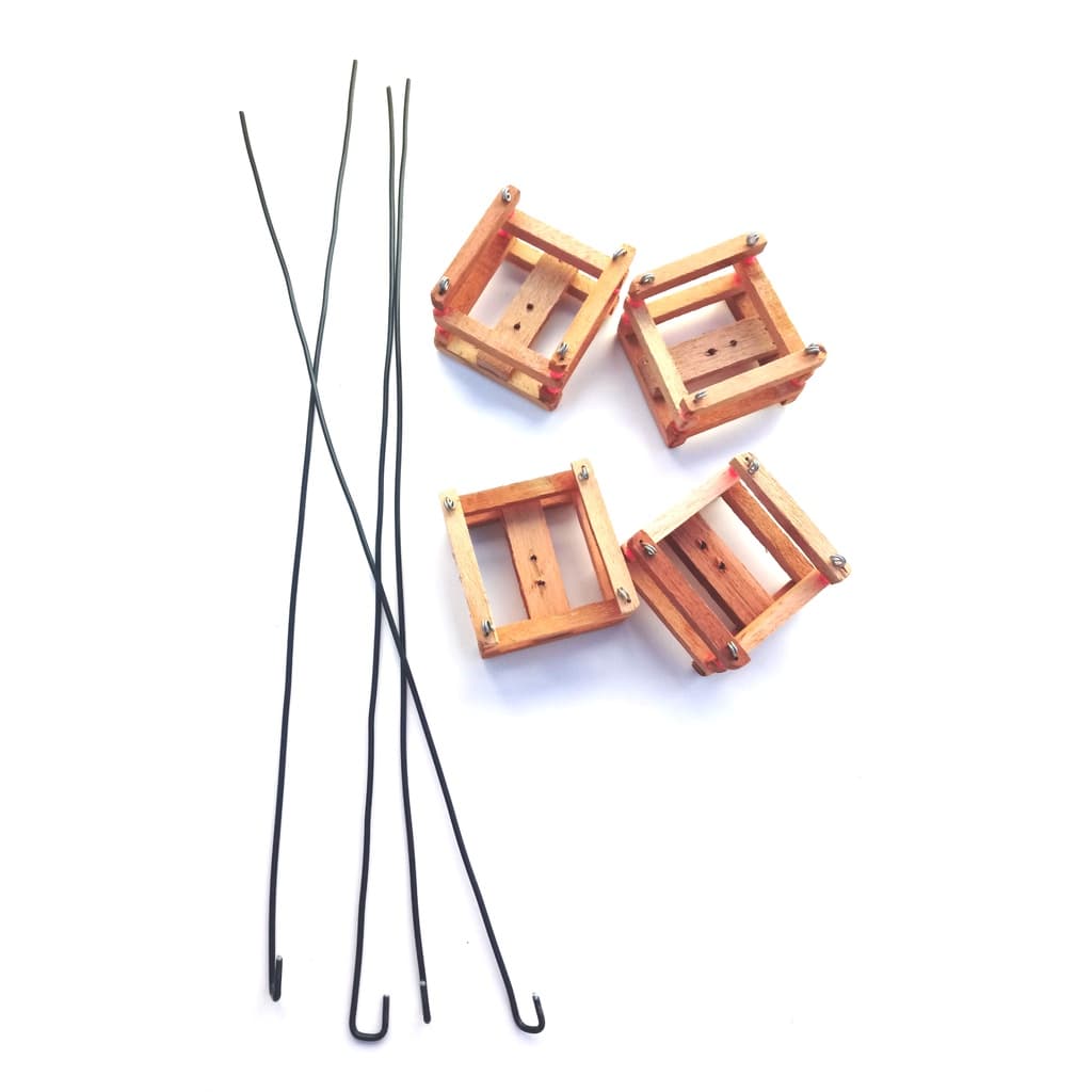 Cachepot Vanda ( 10x10 cm) kit com 6 unidades
