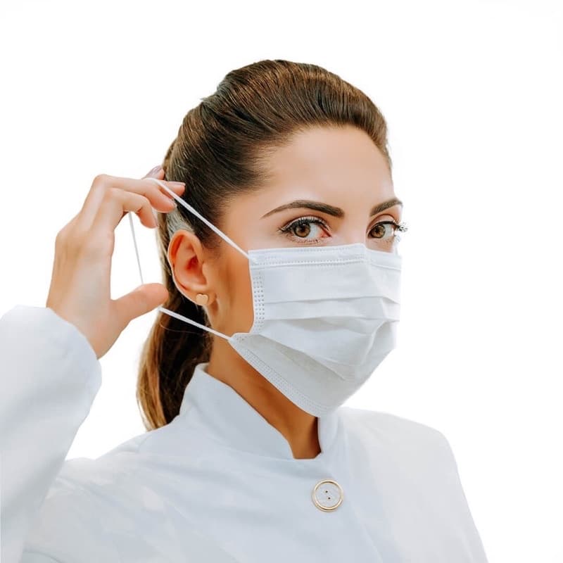 kit 10 Máscaras ORIGINAL Cirúrgicas Descartáveis Tripla Camada com Clip Nasal