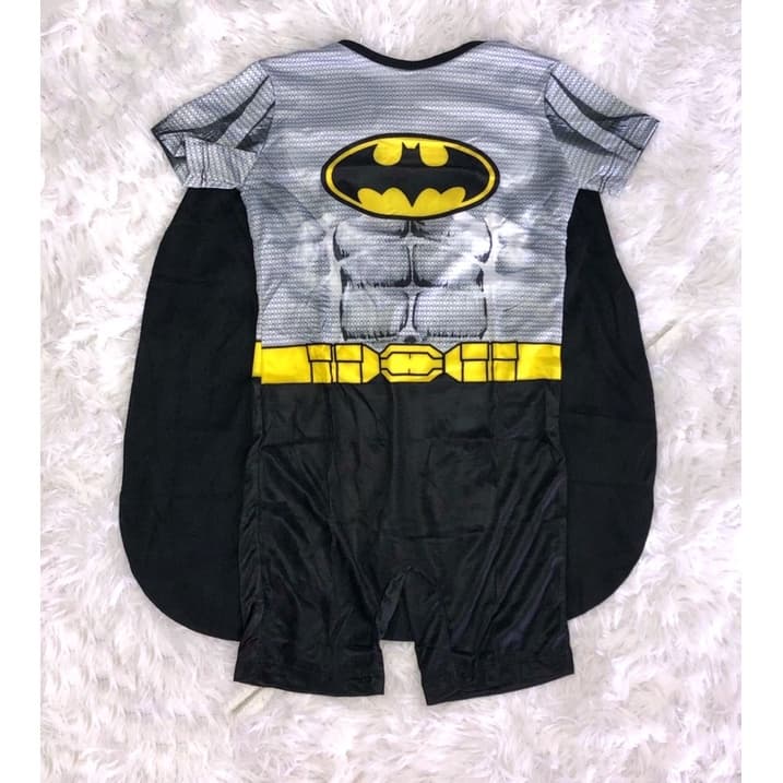 Fantasia Temática Infantil Batman Cinza Masculina Heróis Barato Menino Promoção