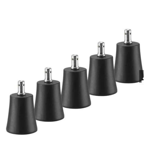 Kit 5 Sapatas Alta - Caixa Para Base De Cadeira Fixa