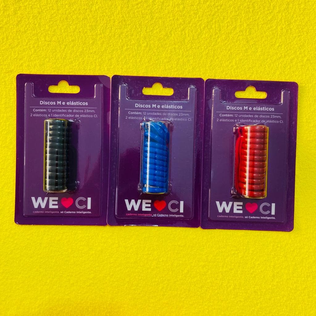 Discos + Elásticos M e G Caderno Inteligente