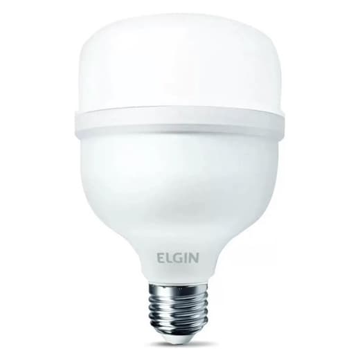Lâmpada Led Alta Potência Super Bulbo 30w Branco Frio Elgin