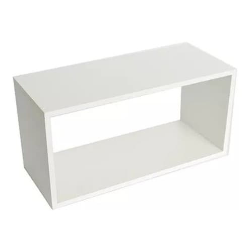 Nicho 60 Largura, 40 cm De Altura X 30 Profundidade MDF Branco Livros Mulituso Organizador Madeira Banheiro