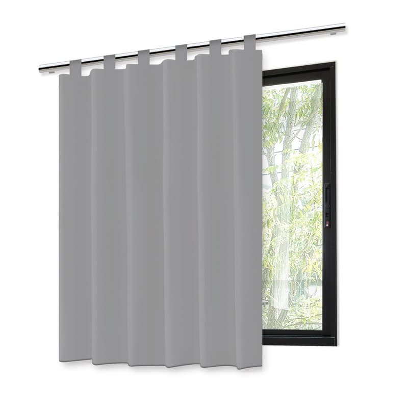 Cortina Blackout Película para Bastão - 140x140cm Blecaute 100% PVC Sala Quarto Escritório