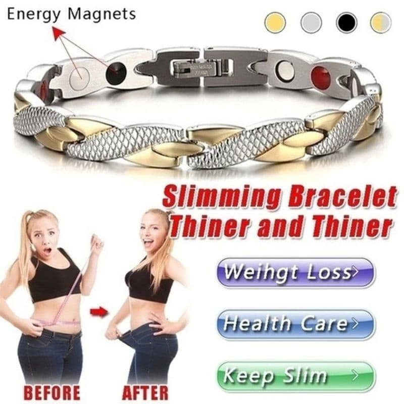 pulseira feminina bracelete magnético imãs terapêutico durrma melhor