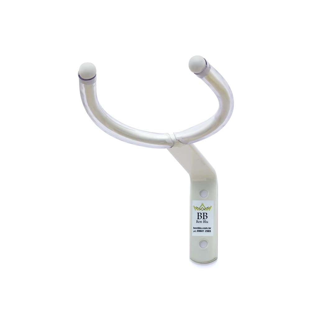 Kit 3pcs Suporte Violão Guitarra De Parede Bon Blu Branco