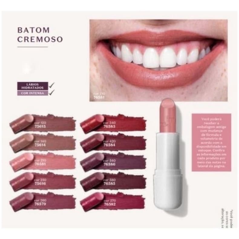 Batom Cremoso Intense 3,8g de O Boticário