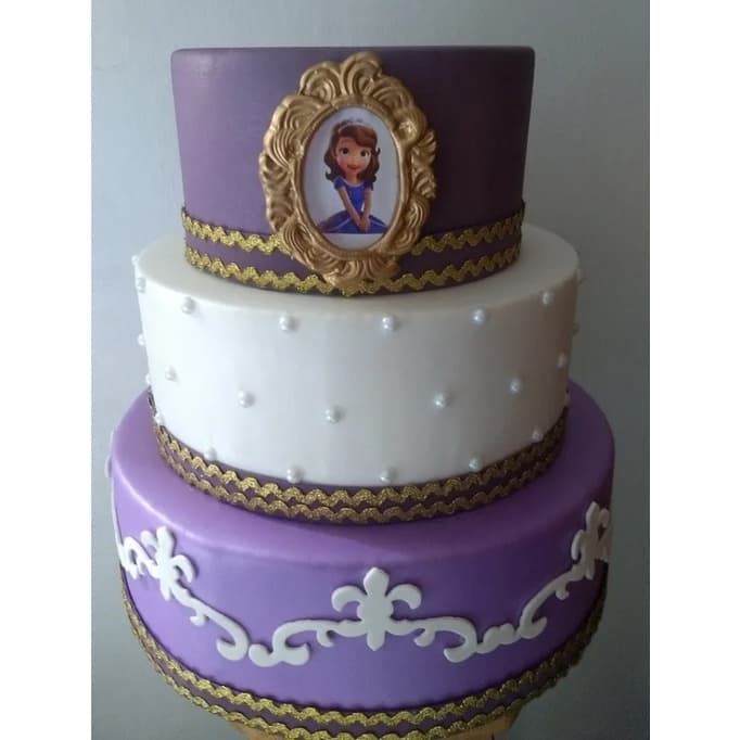 Bolo fake Princesa Sofia