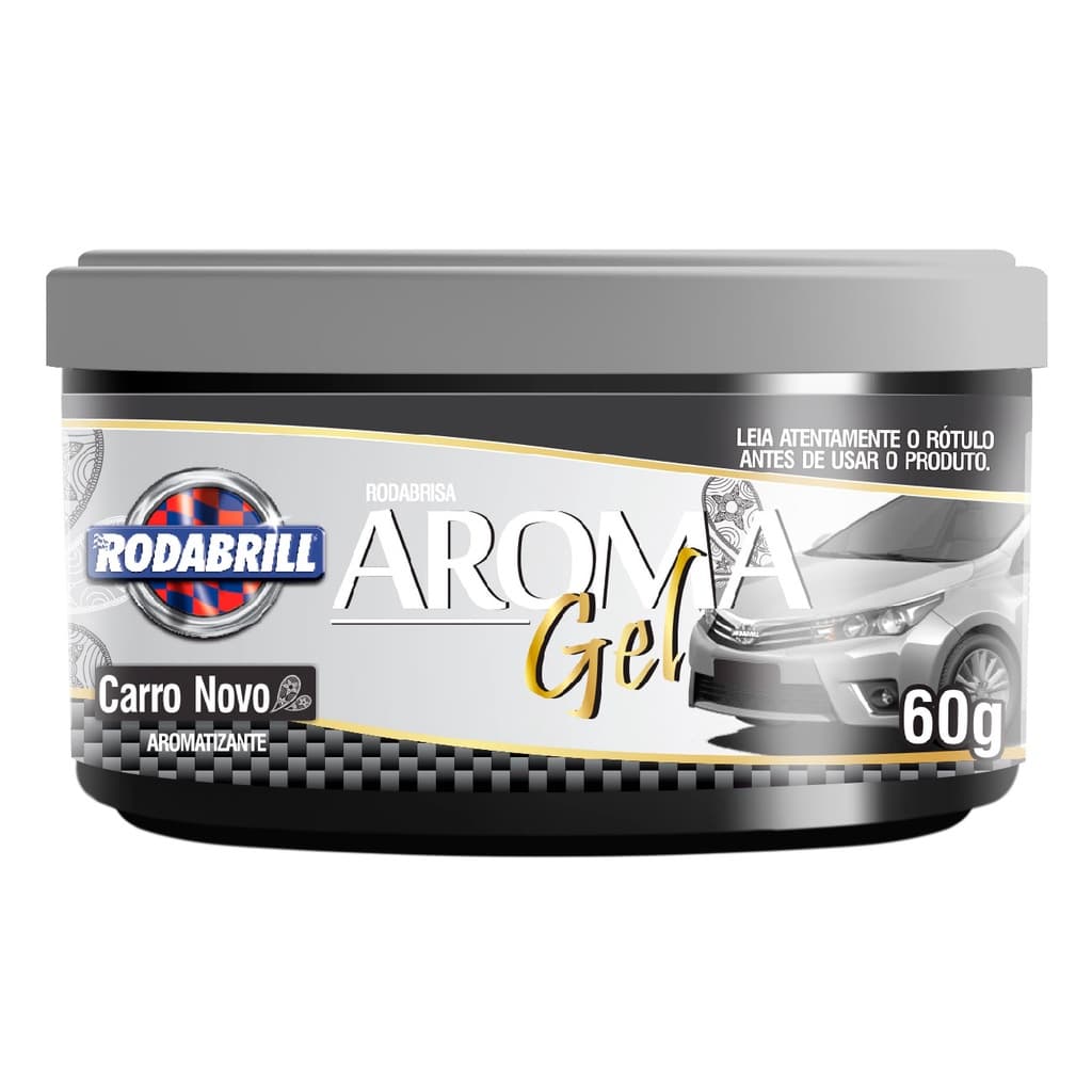Gel Aromatizante para Carros Rodabrisa Rodabrill 60g ESCOLHA O MODELO