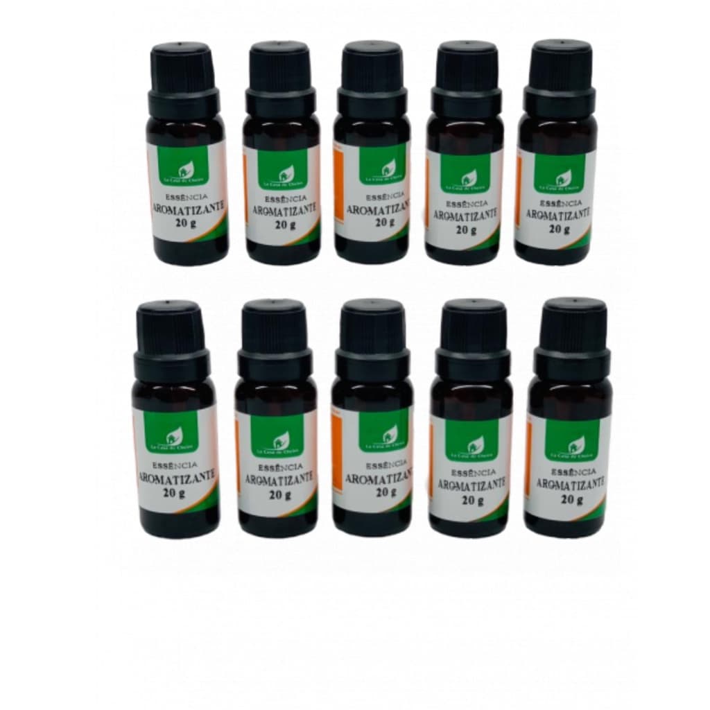 Kit com 10 Essências Aromatizantes 20 ML - La Casa de Cheiro