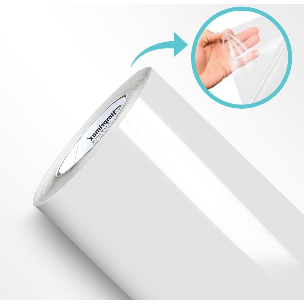 Adesivo para envelopamento Geladeiras Móveis 1M X 50CM TRANSPARENTE