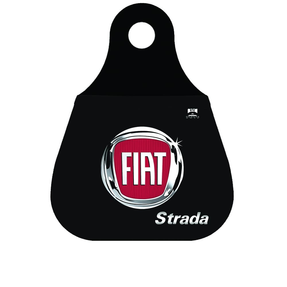 Lixinho lixeira lixo para cambio de carro Logo Vermelho Fiat Strada