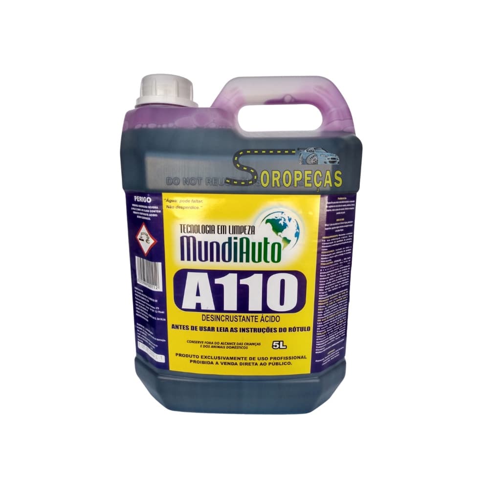 Limpa Baú Alumínio Automotivo Desincrustante Concentrado 5l