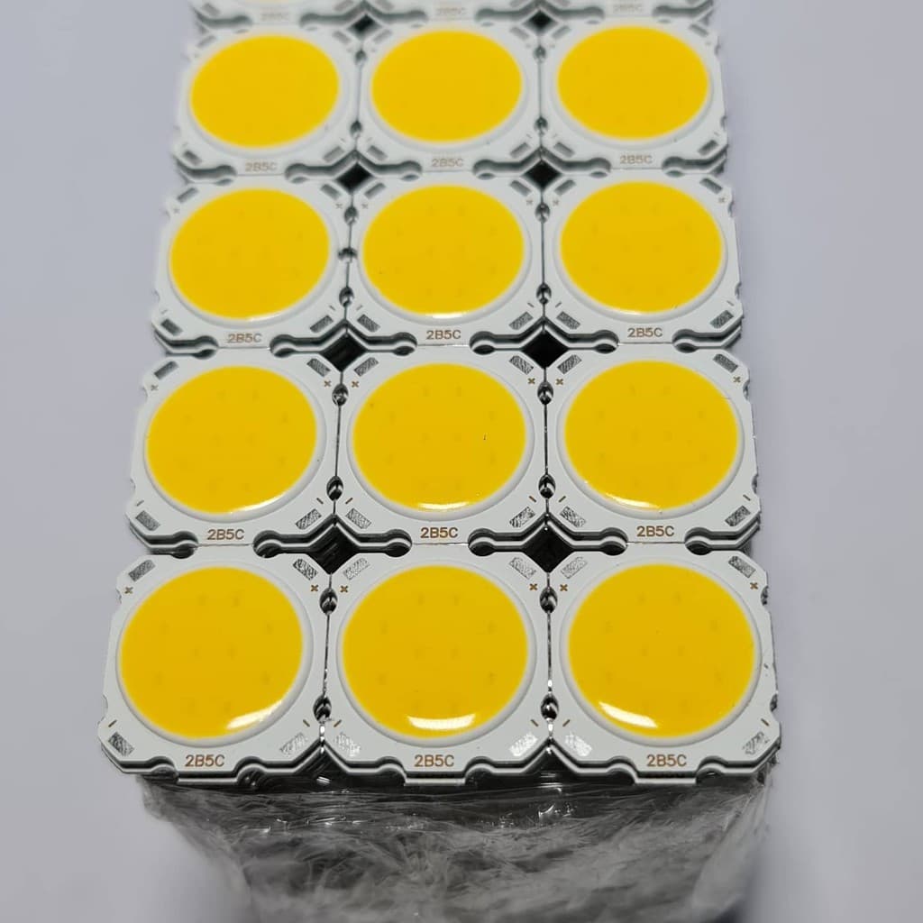 Chip Led Cob 24mm  5w Branco Quente  450 Lumens 15v