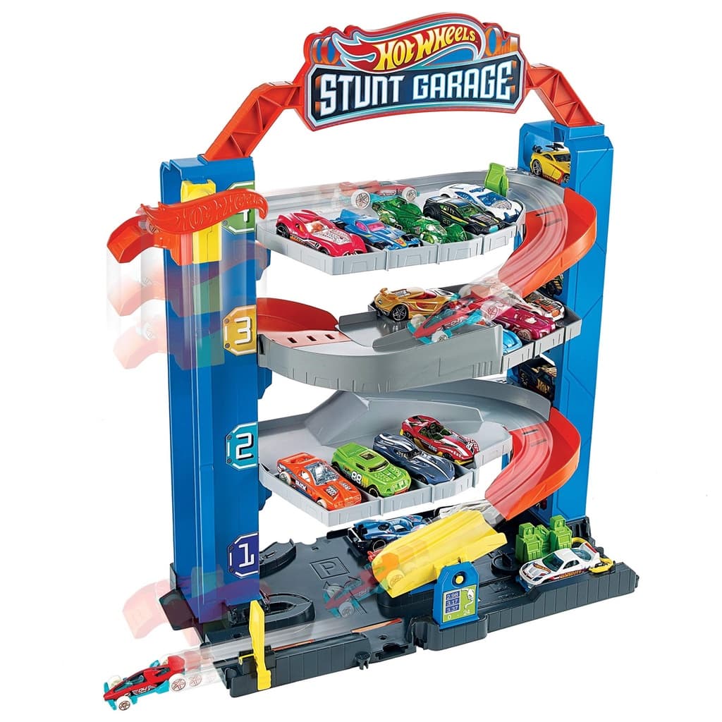 Pista Garagem De Manobras 4 Pisos - Hot Wheels City - Mattel