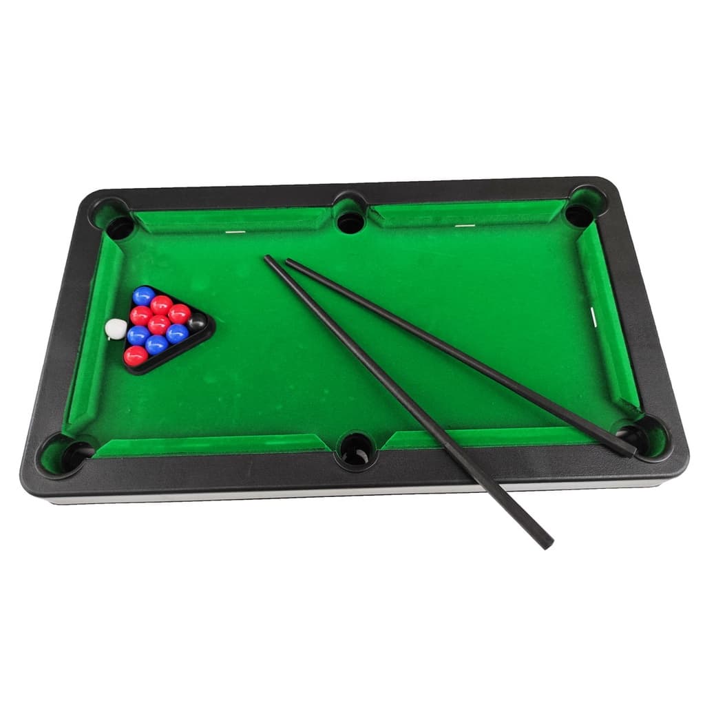 Jogo de Sinuca Infantil 30 x 17 cm Snooker Bilhar Brinquedo