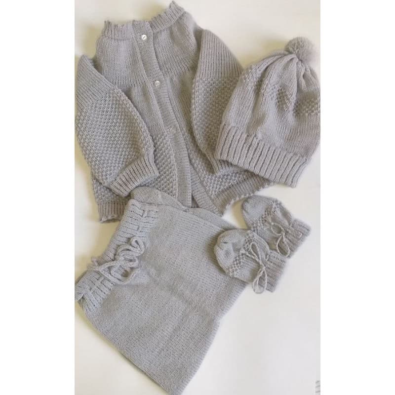 conjunto de trico bebe (peças )
