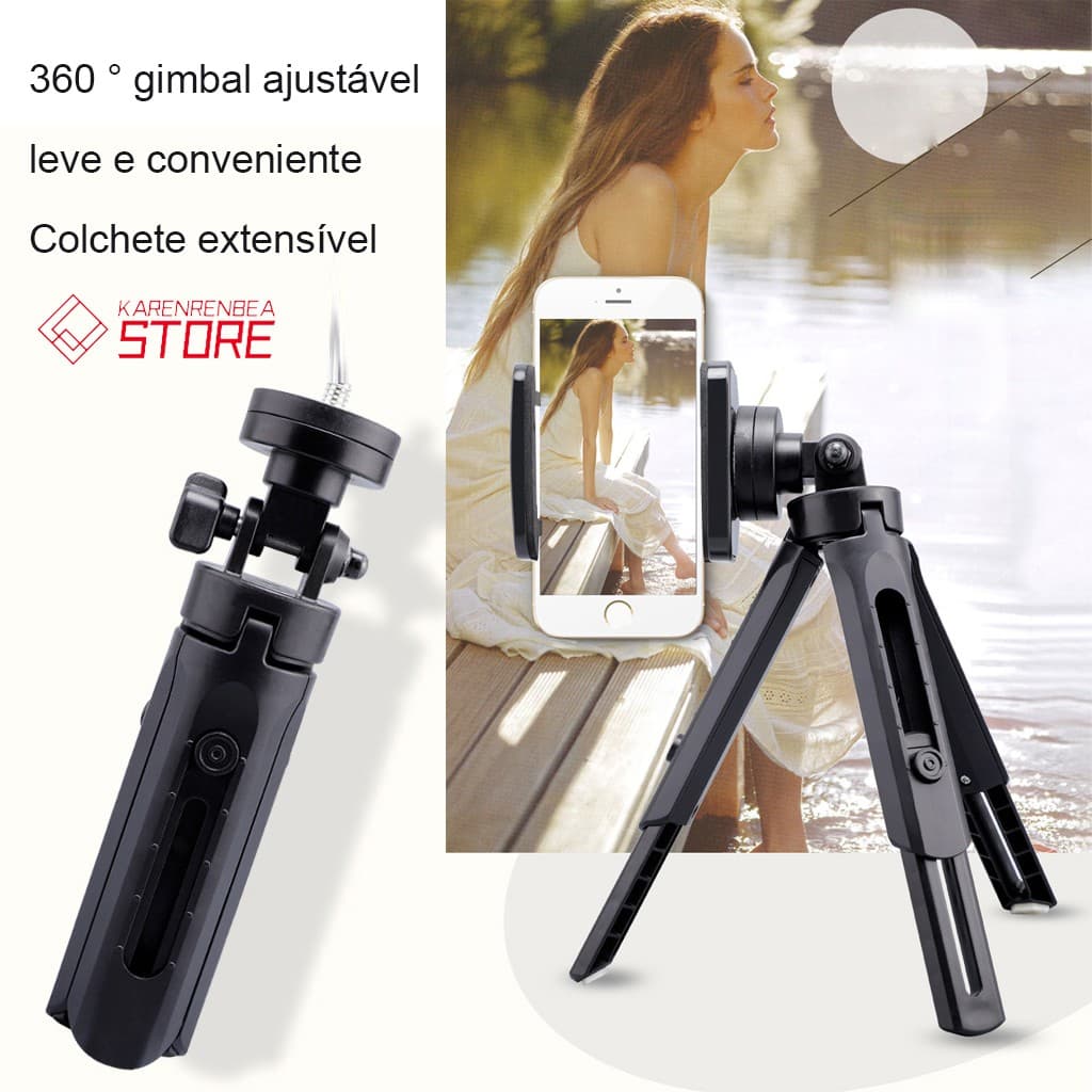 Suporte Celular Smartphone Mesa Universal Tripé  k518