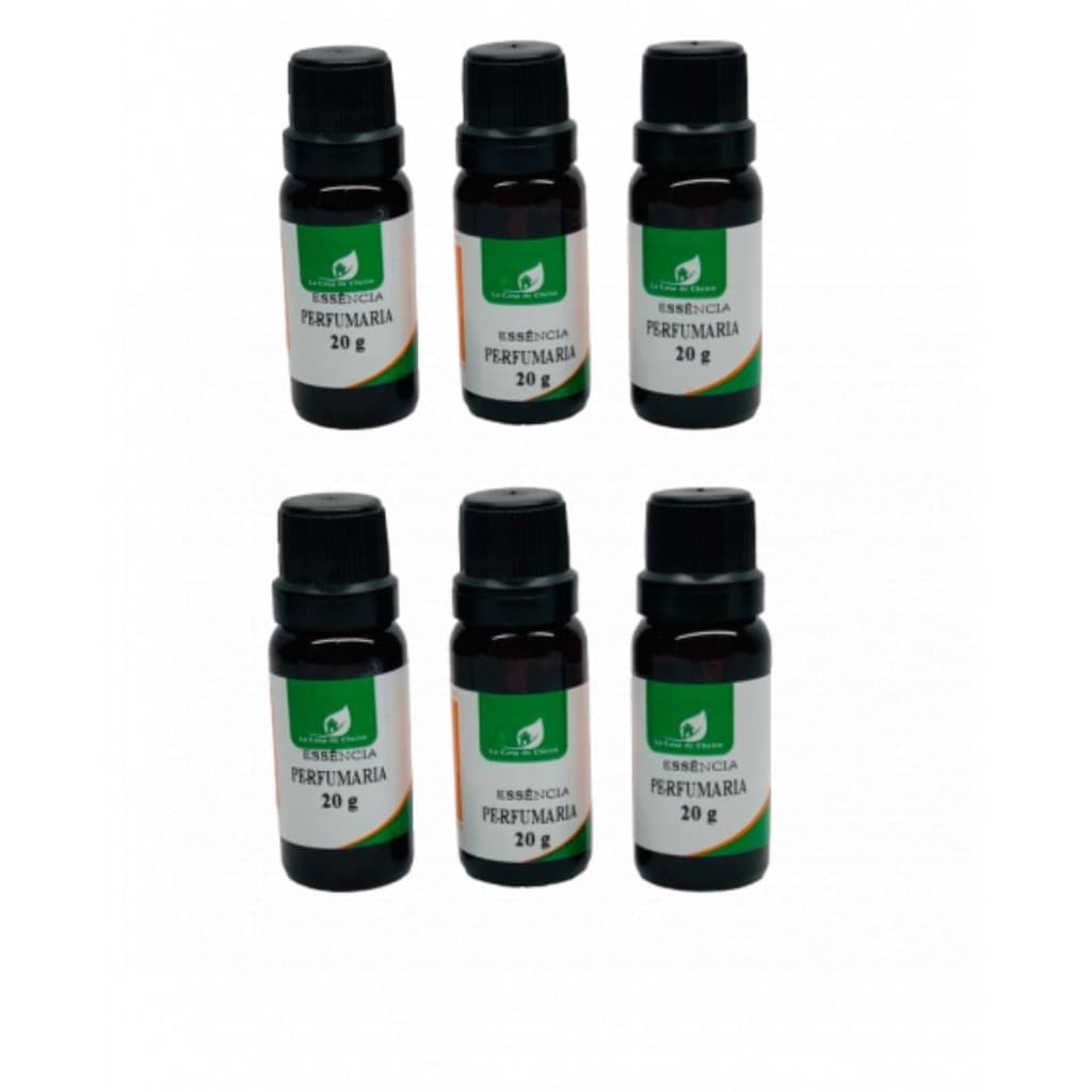 kit com 6 Essências Aromatizante Perfumes Importados 20 ml