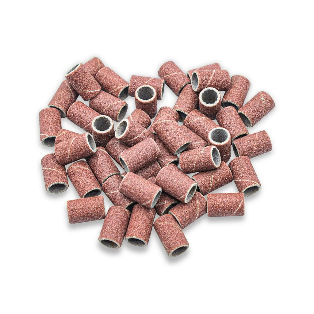 Lixa Refil para Broca Lixadeira Elétrica Unha #180, 50 Und Alongamento Unhas Gel Fibra Polir Nail