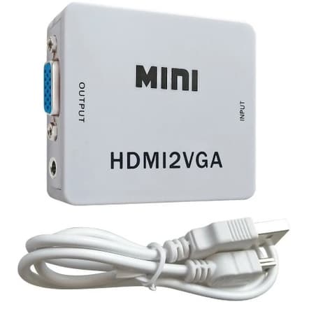 Conversor Adaptador Hdmi2vga - Hdmi X Vga
