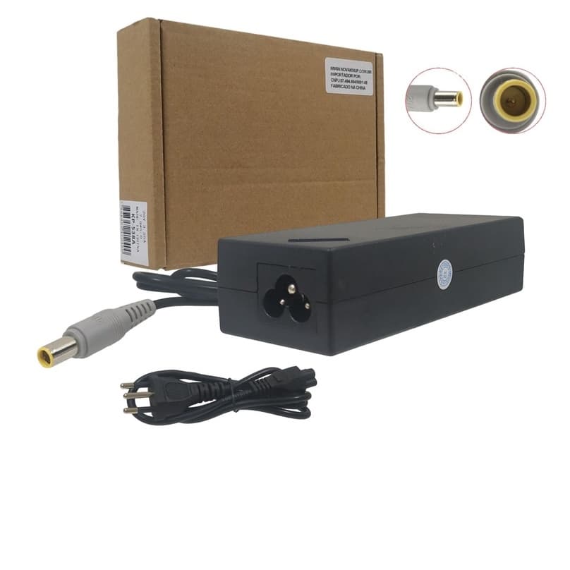 Carregador Fonte para Notebook Compatível Lenovo B430 65W 20V - 3.25A Pino Redondo (7.9*5.5mm) KP-538A