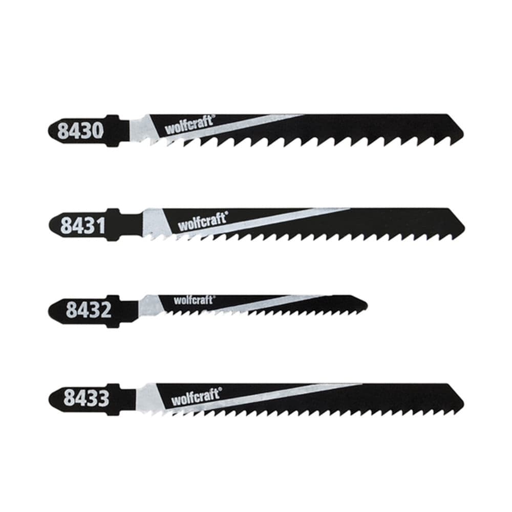 Jogo com 10 Lâminas HCS para Serra Tico Tico 843000 Wolfcraft
