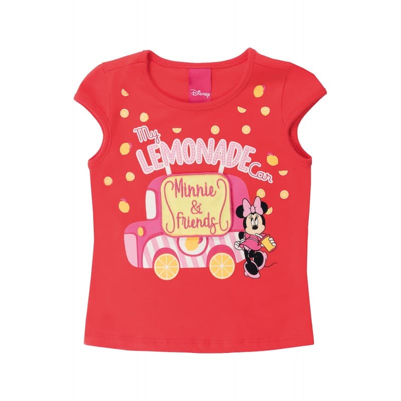 Blusa Infantil Menina Minnie My Lemonade Car Disney